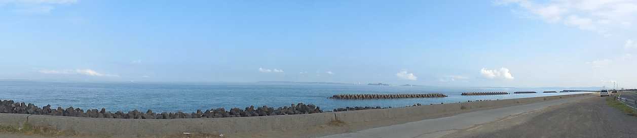 島の上に発生した雲