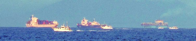 伊勢湾内の航路