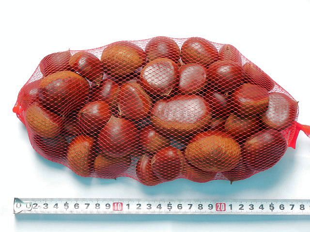 自動販売機で買った栗